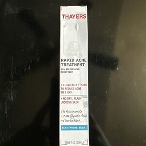 Thayers Rapid  With 10% Sulfur Acne Treatment 0.68 fl Exp 11/30/2026 New In Box